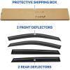 imageWindow Visors Rain Guards Compatible with Subaru Outback 2020 2021 2022 2023 2024 Window Wind Deflectors Vent Shades for 2024 Outback YD301G