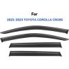 imageWindow Visors Rain Guards Compatible with Toyota Corolla Cross 2022 2023 2024 Window Wind Deflectors Vent Shades for 22 23 24 Corolla Cross L LE XLE