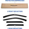 imageWindow Visors Rain Guards Shield for 20112023 Dodge Durango Window Wind Deflectors Vent Shades for 1123 Durango