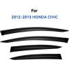imageWindow Visors Rain Guards Shield for 2012 2013 2014 2015 Honda Civic Window Wind Deflectors Vent Shades for 1215 Civic Sedan