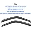 imageWindow Visors Rain Guards for 19962014 Chevy ExpressGMC Savana 1500 19962022 ExpressSavana 2500 3500 0309 Chevy KodiakGMC Topkick 4500 5500 Window Wind Deflector 2PCS