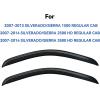 imageWindow Visors Rain Guards for 20142018 Chevy SilveradoGMC Sierra 1500 Regular Cab OutChannel Window Vent Wind Deflectors Visors Shades for 1519 SilveradoSierra 2500HD 3500HD 2PCS20072013 SilveradoSierra 1500 Regular Cab