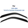 imageWindow Visors Rain Guards for 20142018 Chevy SilveradoGMC Sierra 1500 Regular Cab OutChannel Window Vent Wind Deflectors Visors Shades for 1519 SilveradoSierra 2500HD 3500HD 2PCS19952004 Toyota Tacoma