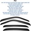 imageWindow Visors Rain Guards for 20142018 Chevy SilveradoGMC Sierra 1500 Regular Cab OutChannel Window Vent Wind Deflectors Visors Shades for 1519 SilveradoSierra 2500HD 3500HD 2PCS20012007 silveradosierra crew cab
