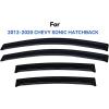 imageWindow Visors Rain Guards for 20142018 Chevy SilveradoGMC Sierra 1500 Regular Cab OutChannel Window Vent Wind Deflectors Visors Shades for 1519 SilveradoSierra 2500HD 3500HD 2PCS20122020 Chevy Sonic Hatchback