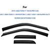 imageWindow Visors Rain Guards for 20142018 Chevy SilveradoGMC Sierra 1500 Regular Cab OutChannel Window Vent Wind Deflectors Visors Shades for 1519 SilveradoSierra 2500HD 3500HD 2PCS20152023 f150 supercab