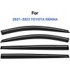 imageWindow Visors Rain Guards for Toyota Sienna 2021 2022 2023 2024 Window Wind Deflectors Vent Shades for 21 22 23 24 Sienna