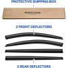 imageWindow Visors Rain Guards for Toyota Sienna 2021 2022 2023 2024 Window Wind Deflectors Vent Shades for 21 22 23 24 Sienna