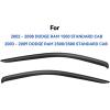 imageinChannel Window Visors Rain Guards Shield for 19931998 Ford Ranger SuperCab Window Vent Wind Deflectors Visors Shades for 9398 Ranger Extended Cab20022008 ram 1500 standard cab