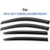 imageinChannel Window Visors Rain Guards Shield for 19931998 Ford Ranger SuperCab Window Vent Wind Deflectors Visors Shades for 9398 Ranger Extended Cab20132017 Honda Accord Sedan