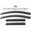 imageinChannel Window Visors Rain Guards Shield for 19931998 Ford Ranger SuperCab Window Vent Wind Deflectors Visors Shades for 9398 Ranger Extended Cab20102013 Mazda 3 Hatchback