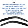 imageinChannel Window Visors Rain Guards for 19952000 Chevy TahoeGMC Yukon Window Vent Wind Deflectors Visors Shades for 9299 ChevyGMC C1500 K1500 C2500 K2500 Suburban19992007 silveradosierra regular