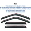 imageinChannel Window Visors Rain Guards for 19952000 Chevy TahoeGMC Yukon Window Vent Wind Deflectors Visors Shades for 9299 ChevyGMC C1500 K1500 C2500 K2500 Suburban19952000 Chevy Tahoe GMC Yukon InChannel