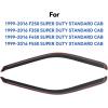 imageinChannel Window Visors Rain Guards for 19992016 Ford F250 F350 F450 F550 Super Duty Window Vent Wind Deflectors Visors Shades for 20002016 F650 F750 Standard Cab for 2 Front Doors Only