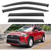 imageWindow Visors Rain Guards Compatible with Toyota Corolla Cross 2022 2023 2024 Window Wind Deflectors Vent Shades for 22 23 24 Corolla Cross L LE XLE