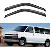 imageWindow Visors Rain Guards for 19962014 Chevy ExpressGMC Savana 1500 19962022 ExpressSavana 2500 3500 0309 Chevy KodiakGMC Topkick 4500 5500 Window Wind Deflector 2PCS