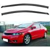 imageWindow Visors Rain Guards for 2006 2007 2008 2009 2010 2011 Honda Civic OutChannel Window Vent Wind Deflectors Visors Shades for 06 07 08 09 10 11 Civic Coupe