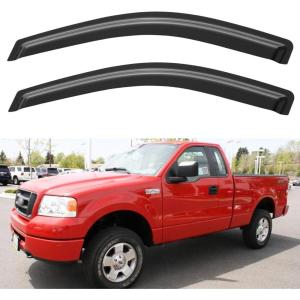 imageWindow Rain Guards Shield for 19992016 Ford F250 F350 F450 F550 Super Duty OutChannel Window Wind Deflectors Shades for 20002016 F650 F750 Standard Cab 2PCS20042008 Ford F150 Regular Cab