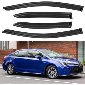 imageWindow Visors Rain Guards Shield for Toyota Corolla 2019 2020 2021 2022 2023 2024 Window Wind Deflectors Vent Shades for 1924 Corolla Sedan