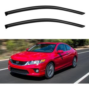 imageWindow Visors Rain Guards for 19992007 Chevy SilveradoGMC Sierra 1500 Window Vent Wind Deflectors Visors Shades for 9906 SilveradoSierra 2500 0107 SilveradoSierra 3500 Standard Cab 2 PCS20132017 Honda Accord Coupe