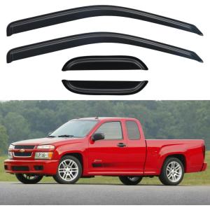 imageWindow Visors Rain Guards for 20142018 Chevy SilveradoGMC Sierra 1500 Regular Cab OutChannel Window Vent Wind Deflectors Visors Shades for 1519 SilveradoSierra 2500HD 3500HD 2PCS20042012 ColoradoCanyon Extended Cab