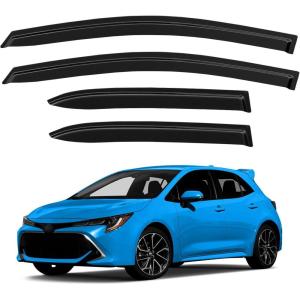 imageWindow Visors Rain Guards for 20142018 Chevy SilveradoGMC Sierra 1500 Regular Cab OutChannel Window Vent Wind Deflectors Visors Shades for 1519 SilveradoSierra 2500HD 3500HD 2PCS20192026 Toyota Corolla Hatchback