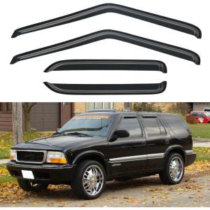imageWindow Visors Rain Guards for 20142018 Chevy SilveradoGMC Sierra 1500 Regular Cab OutChannel Window Vent Wind Deflectors Visors Shades for 1519 SilveradoSierra 2500HD 3500HD 2PCS19952005 Chevrolet S10 Blazer
