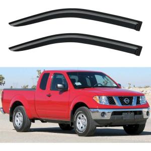 imageWindow Visors Rain Guards for 20142018 Chevy SilveradoGMC Sierra 1500 Regular Cab OutChannel Window Vent Wind Deflectors Visors Shades for 1519 SilveradoSierra 2500HD 3500HD 2PCS20052020 Nissan Frontier King Cab