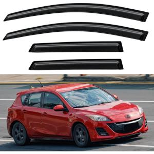 imageWindow Visors Rain Guards for 20142018 Chevy SilveradoGMC Sierra 1500 Regular Cab OutChannel Window Vent Wind Deflectors Visors Shades for 1519 SilveradoSierra 2500HD 3500HD 2PCS20102013 Mazda 3 Hatchback