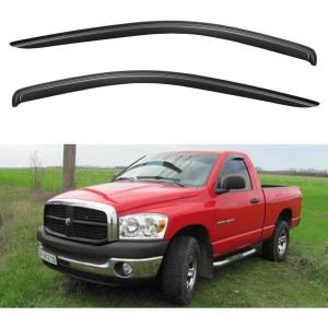 imageWindow Visors Rain Guards for 20142018 Chevy SilveradoGMC Sierra 1500 Regular Cab OutChannel Window Vent Wind Deflectors Visors Shades for 1519 SilveradoSierra 2500HD 3500HD 2PCS20022008 ram 1500 standard cab